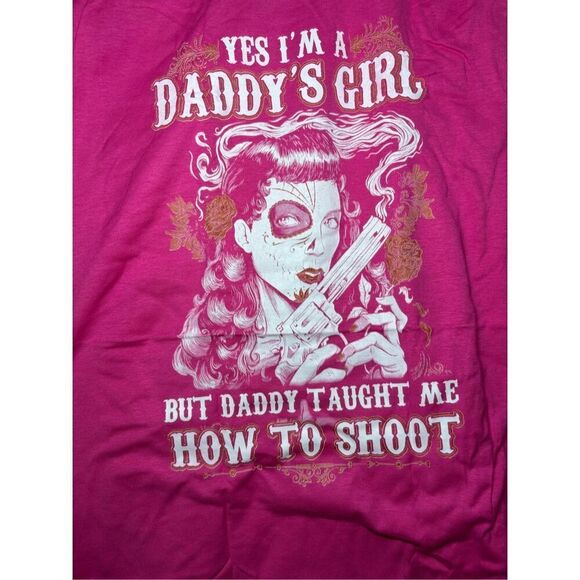 Yes, I'm a daddy's girl Women's T-shirt size Large - Picture 2 of 3